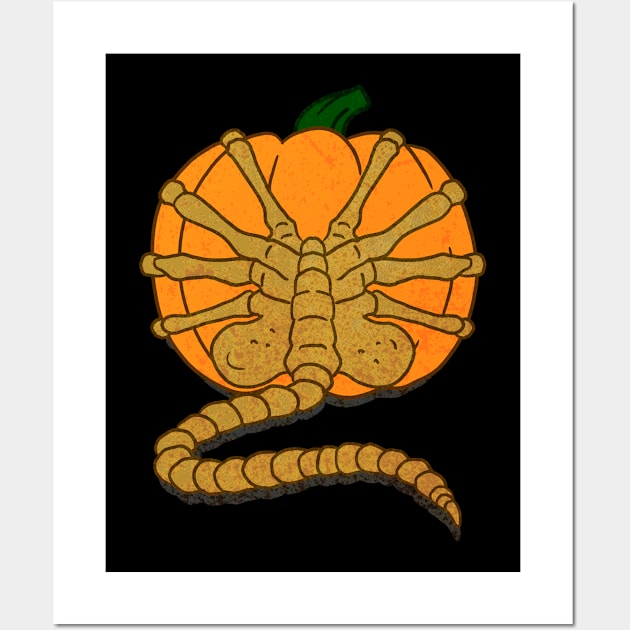 Pumpkin Hugger Wall Art by CCDesign